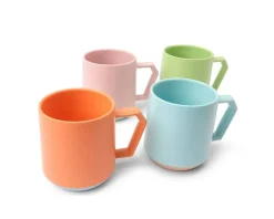 Mugs^MIYA Company Chips 12 Oz. Mug Pastel Orange