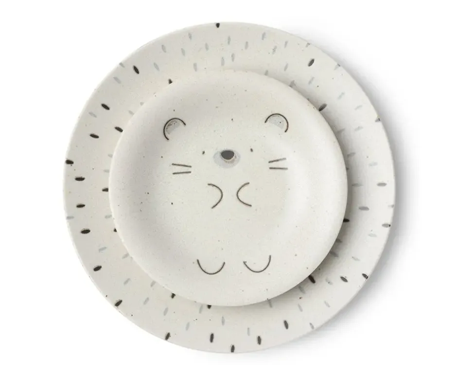 Plates^MIYA Company Mogu Mogu Hedgehog Plate 6.5"