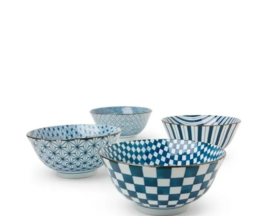 Medium Bowls^MIYA Company Sashiko Stitch 6" Bowl