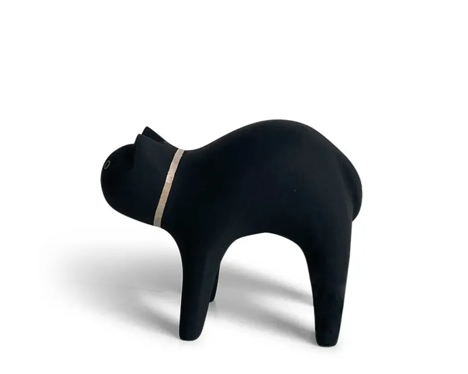 Cats^MIYA Company T-Lab Wooden Animal - Cat Black